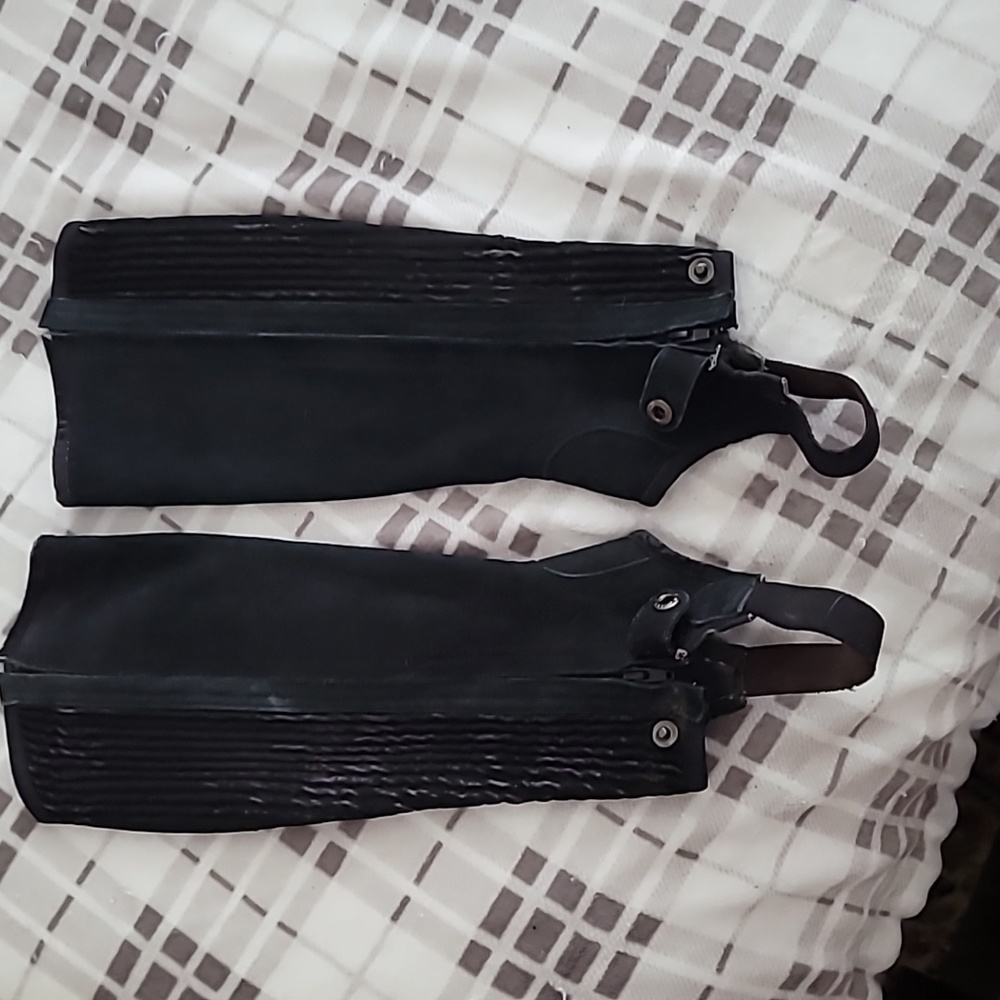 Women's leather chaps
